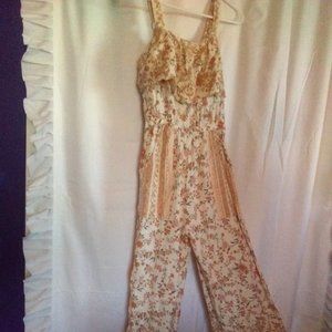 American Eagle Floral Pants Jumper